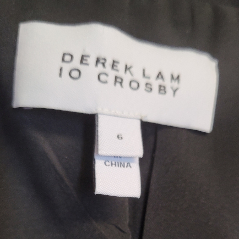 Derek Lam 10 Crosby  Black Utility Jacket Blazer Size 6 - Picture 3 of 7